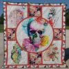Skull Quilt Blanket Ver 28  Quilt